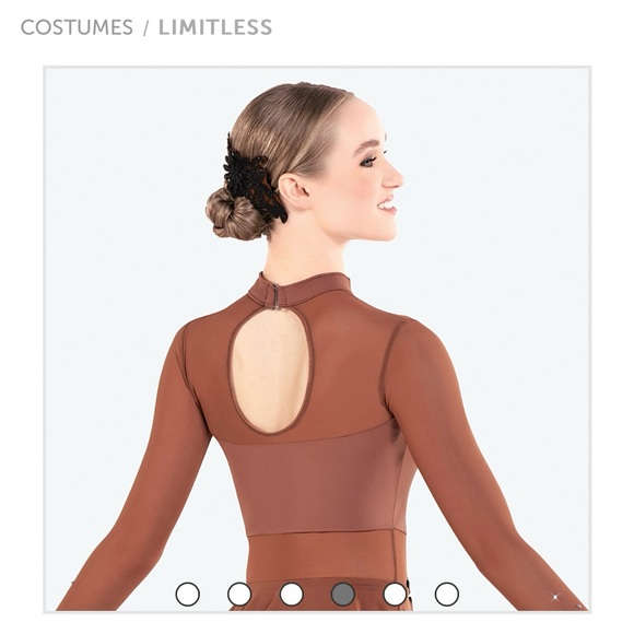 Revolution Dancewear Limitless lyrical costume, size Large Child, chai color - Picture 3 of 11